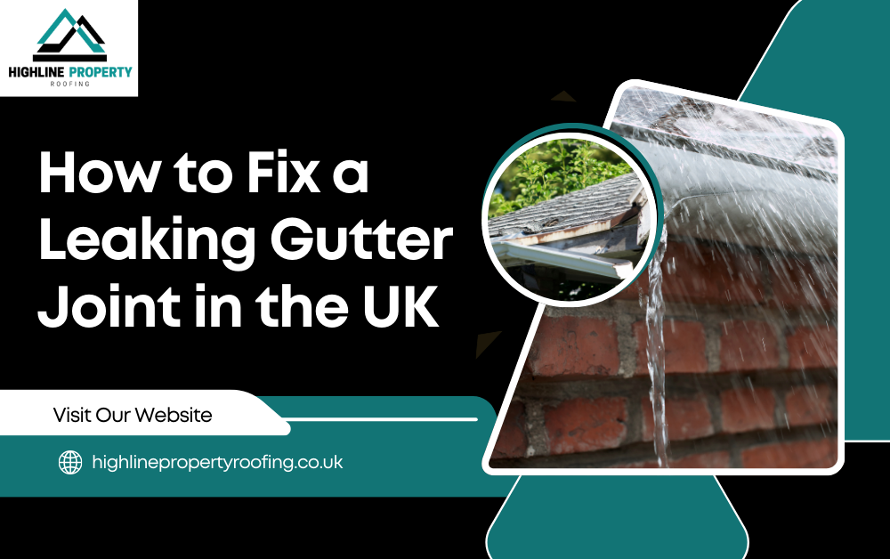 how to fix a leaking gutter joint in the uk