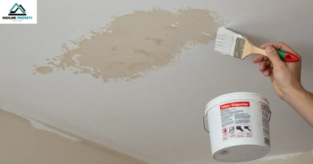 Paint over the Water Stain