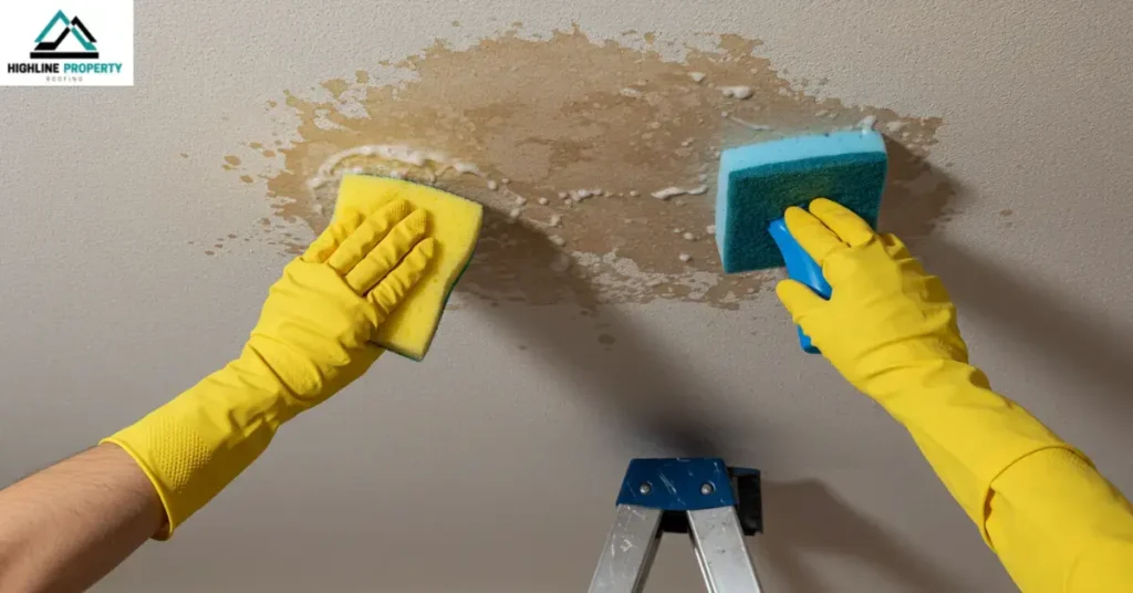How To Get Rid Of Water Stains On Ceiling